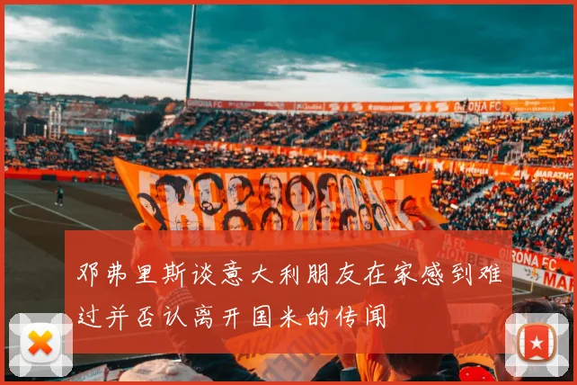 邓弗里斯谈意大利朋友在家感到难过并否认离开国米的传闻