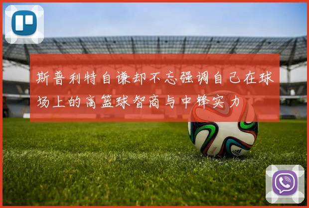斯普利特自谦却不忘强调自己在球场上的高篮球智商与中锋实力